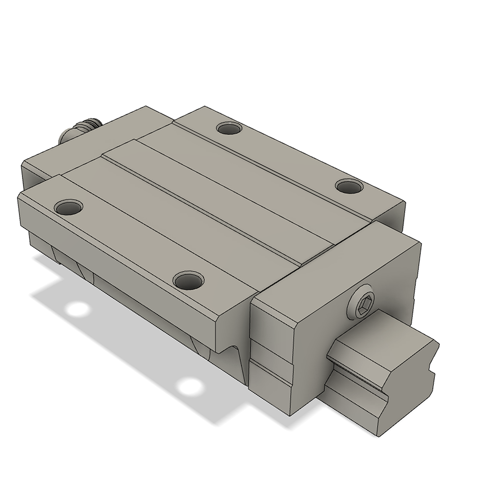 LSH30F2L1X440S20CH-M6 AIRTAC PROFILE RAIL ASSEMBLY<br>LSH 30MM HIGH ACCURACY, MEDIUM PRELOAD, BOTTOM MOUNTING FLANGE - LONG BLOCK, RAIL L = 440MM QTY: 1 BLOCK